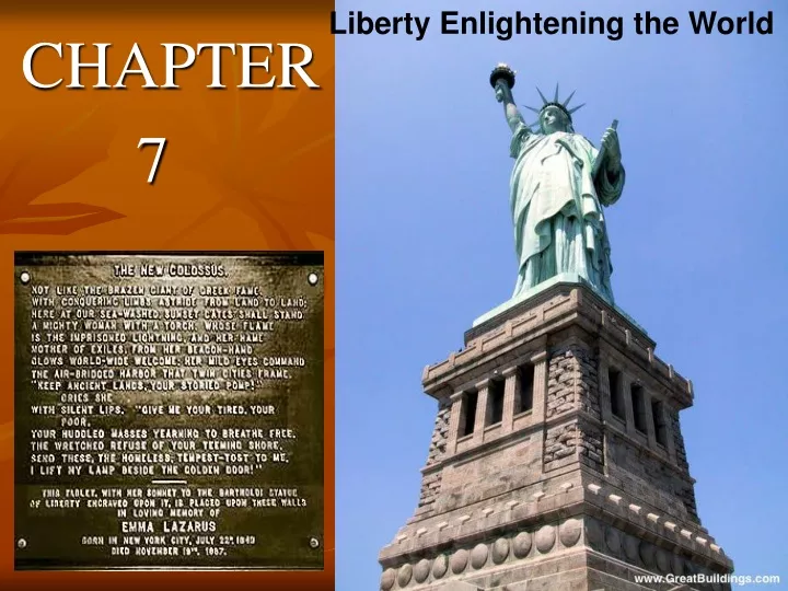 liberty enlightening the world