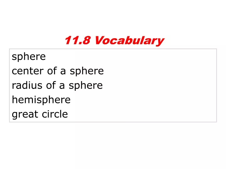 11 8 vocabulary