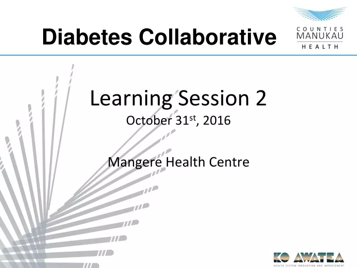 learning session 2 october 31 st 2016