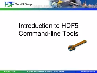 Introduction to HDF5 Command-line Tools