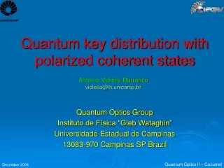 Quantum key distribution with polarized coherent states