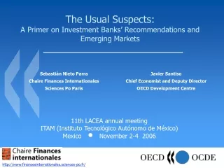 The Usual Suspects: A Primer on Investment Banks’ Recommendations and Emerging Markets