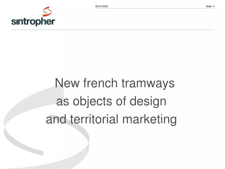 new french tramways as objects of design