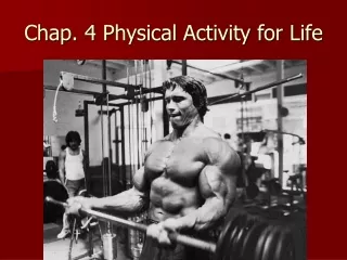 Chap. 4 Physical Activity for Life