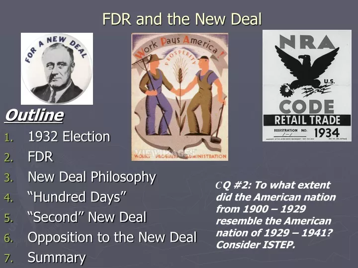 fdr and the new deal