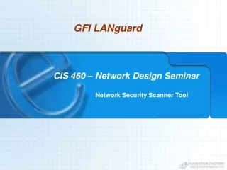 CIS 460 – Network Design Seminar