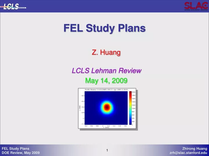 fel study plans