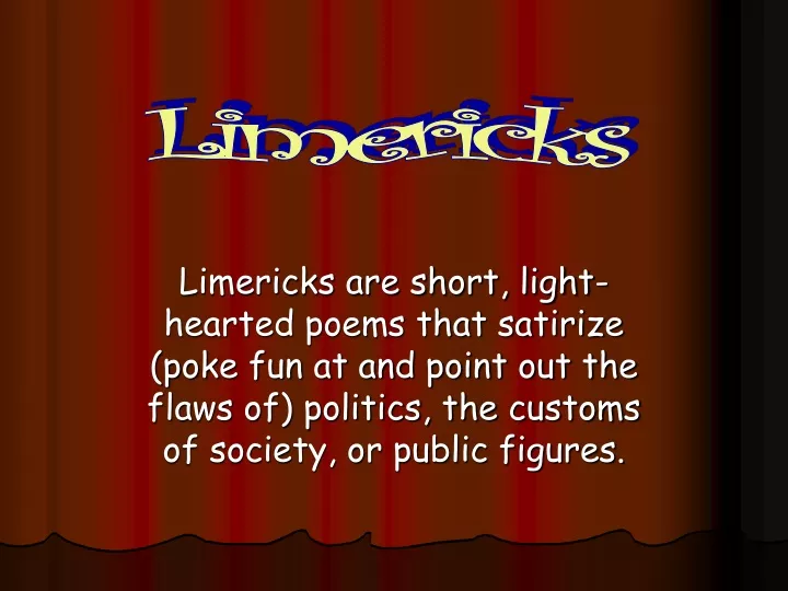 limericks