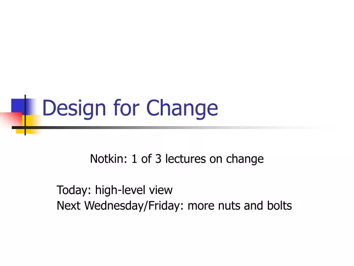 design for change