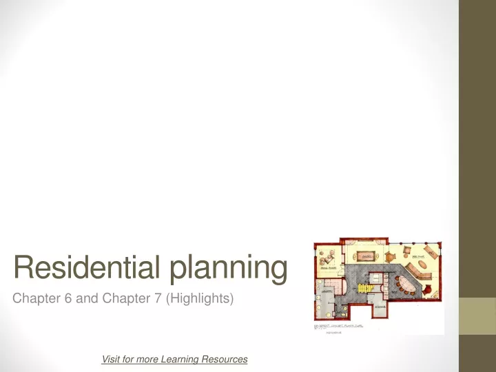 residential planning