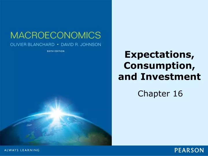 expectations consumption and investment