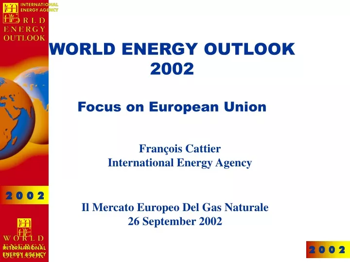 world energy outlook 2002 focus on european union