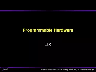 Programmable Hardware