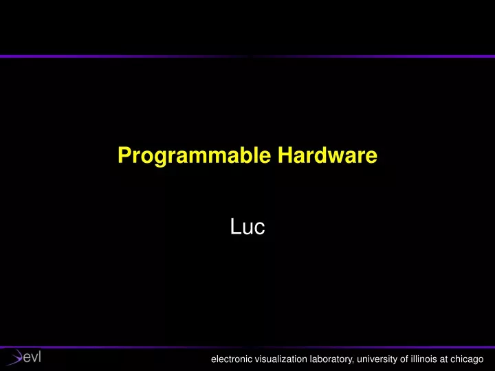 programmable hardware