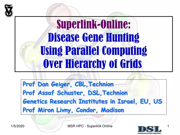 superlink online disease gene hunting using