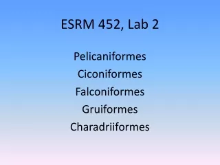 ESRM 452, Lab 2