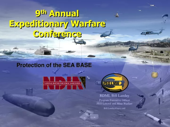9 th annual expeditionary warfare conference