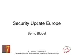 Security Update Europe - slide 1