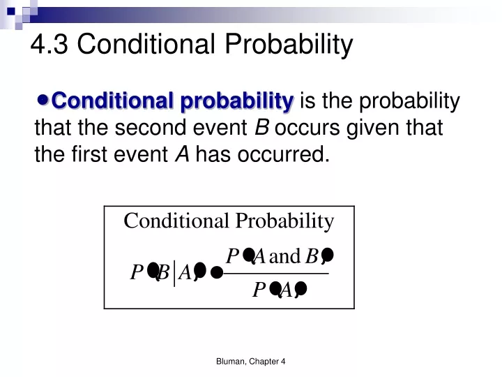 4 3 conditional probability