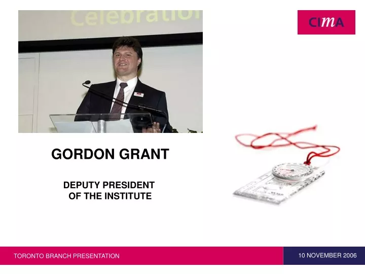 gordon grant deputy president of the institute
