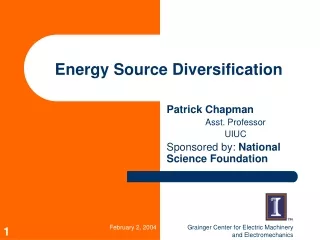 Energy Source Diversification