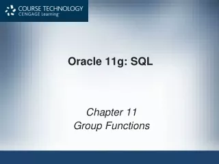 Oracle 11g: SQL