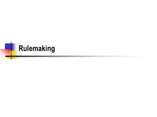 Rulemaking