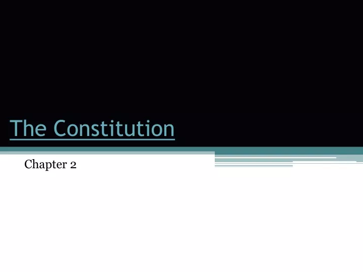 the constitution