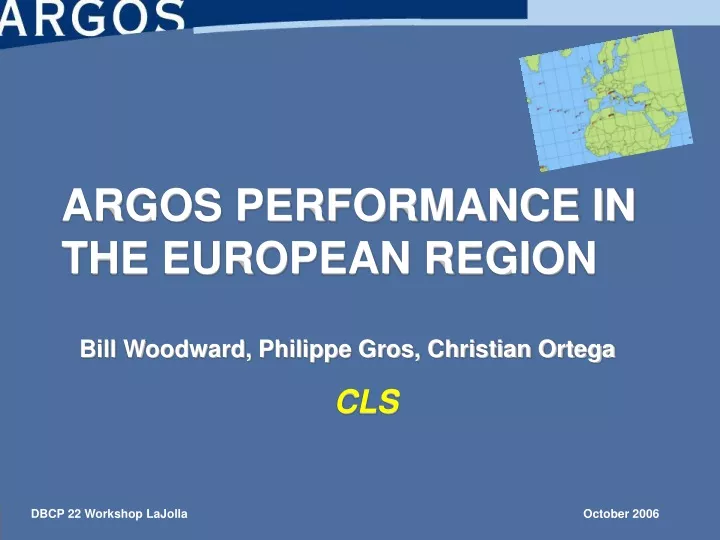 argos performance in the european region