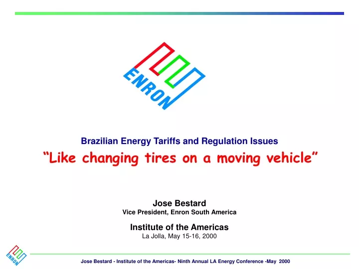 brazilian energy tariffs and regulation issues