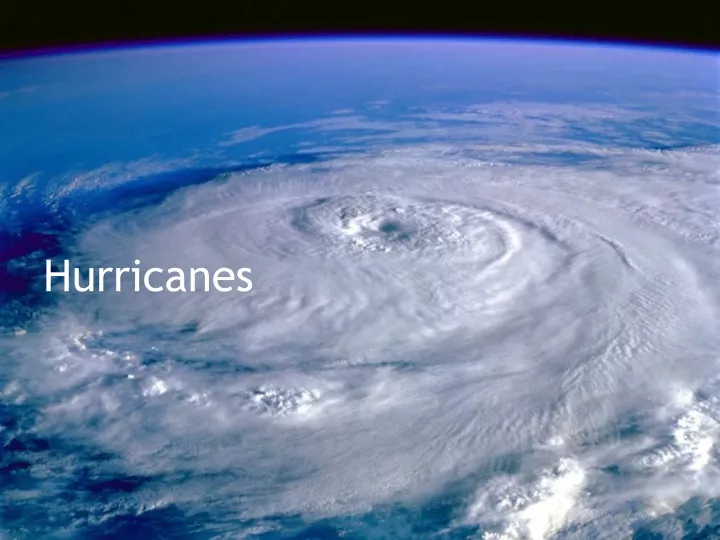 hurricanes