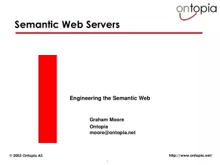 Semantic Web Servers