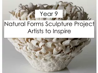 Natural Forms Sculpture Project Artists to Inspire