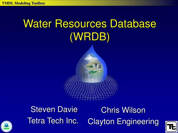 water resources database wrdb