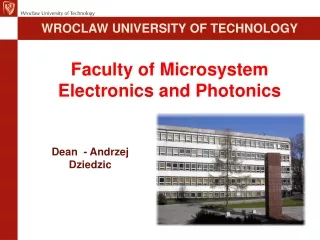 WROCLAW UNIVERSITY OF TECHNOLOGY