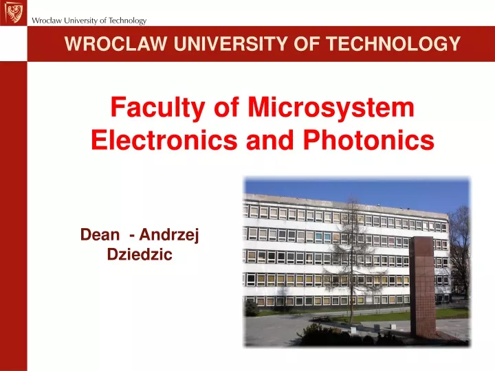 wroclaw university of technology