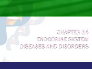 Chapter 14 Endocrine System Diseases and Disorders