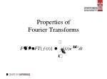 Fourier Transform Properties and Applications: Delay, Modulation, Scaling, Differentiation, Multiplication, Symmetry - slide 1