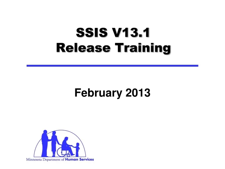 ssis v13 1 release training
