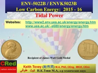 ENV-5022B / ENVK5023B Low Carbon Energy:  2015 - 16