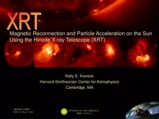 Kelly E. Korreck Harvard-Smithsonian Center for Astrophysics Cambridge, MA