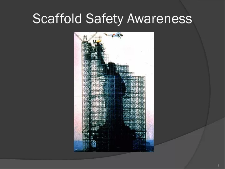 scaffold safety awareness