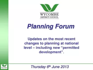 Planning Forum