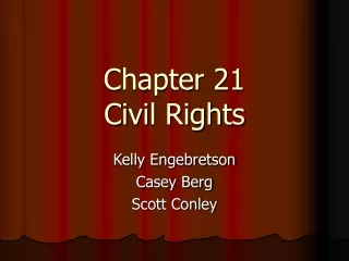 Chapter 21 Civil Rights