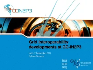 Grid interoperability developments at CC-IN2P3
