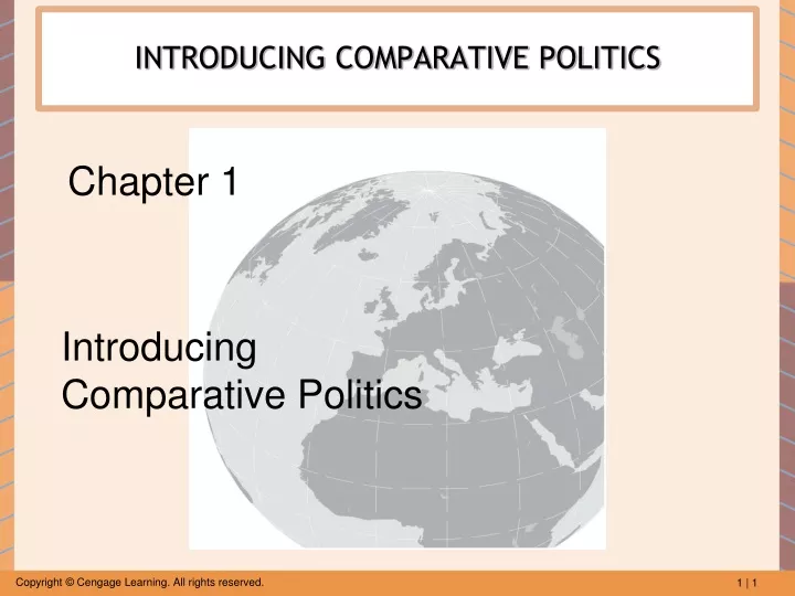 introducing comparative politics
