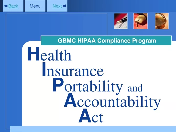 gbmc hipaa compliance program
