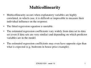 Multicollinearity