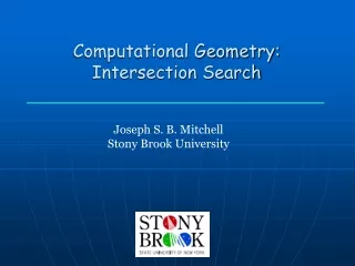 Computational Geometry: Intersection Search