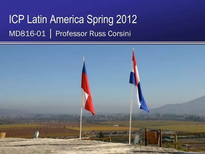 icp latin america spring 2012